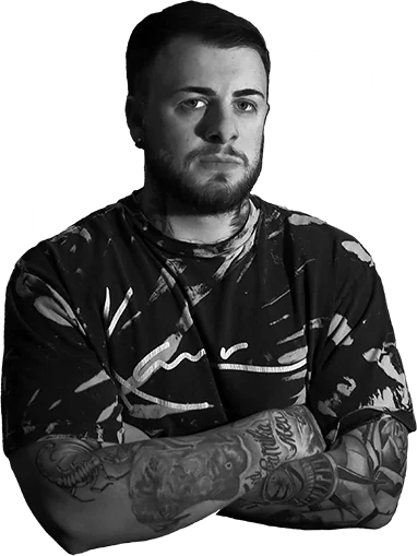 Ritratto di Valerio, tatuatore